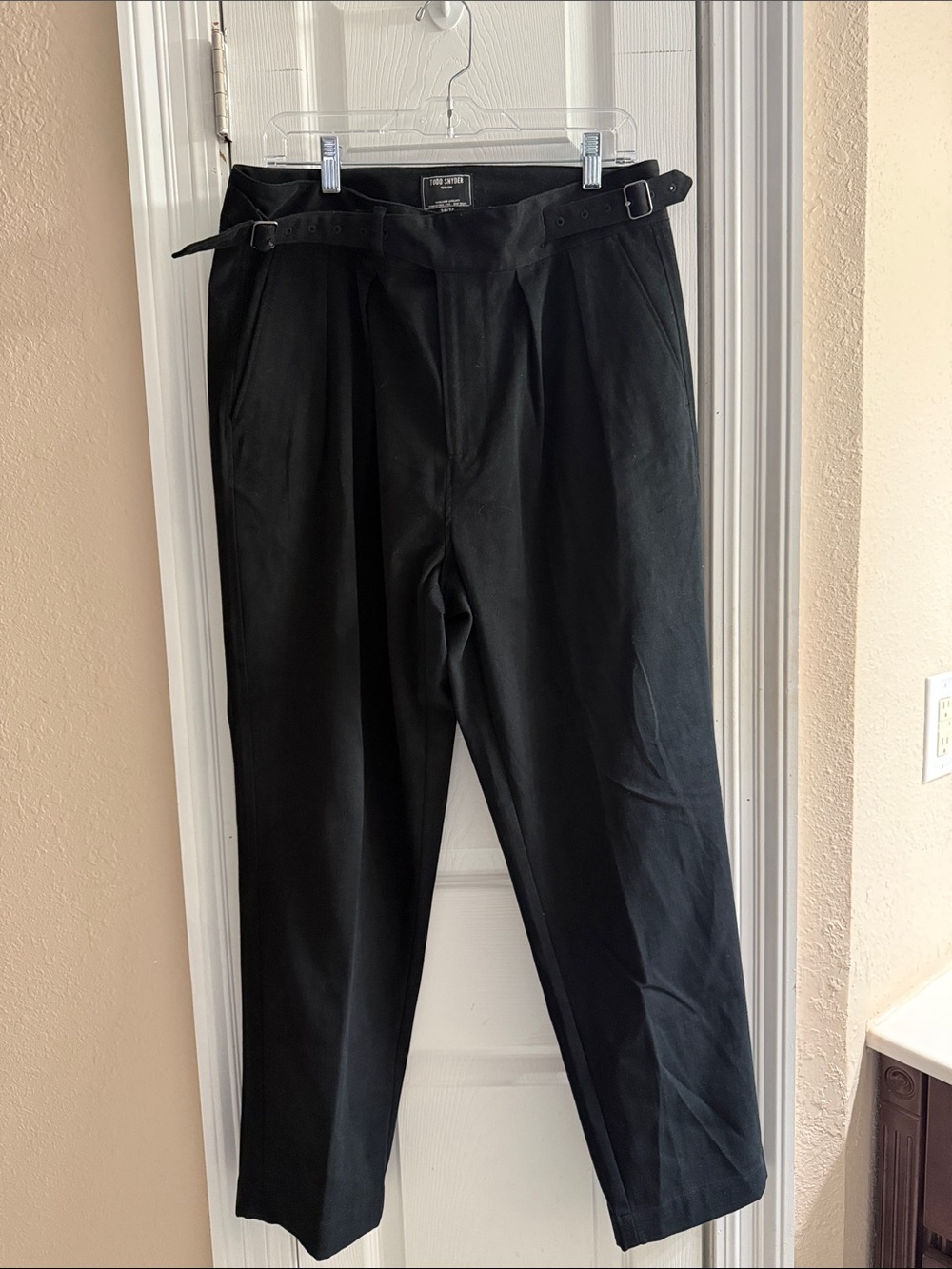 Todd Snyder Black Tailored Dress Trousers